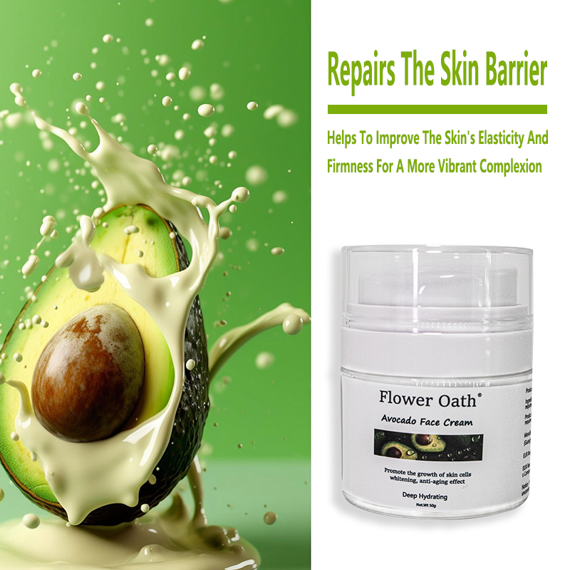 Flower Oath Best for fair skin Beauty collagen anti acne Best for glowing skin Whitening avocado face cream