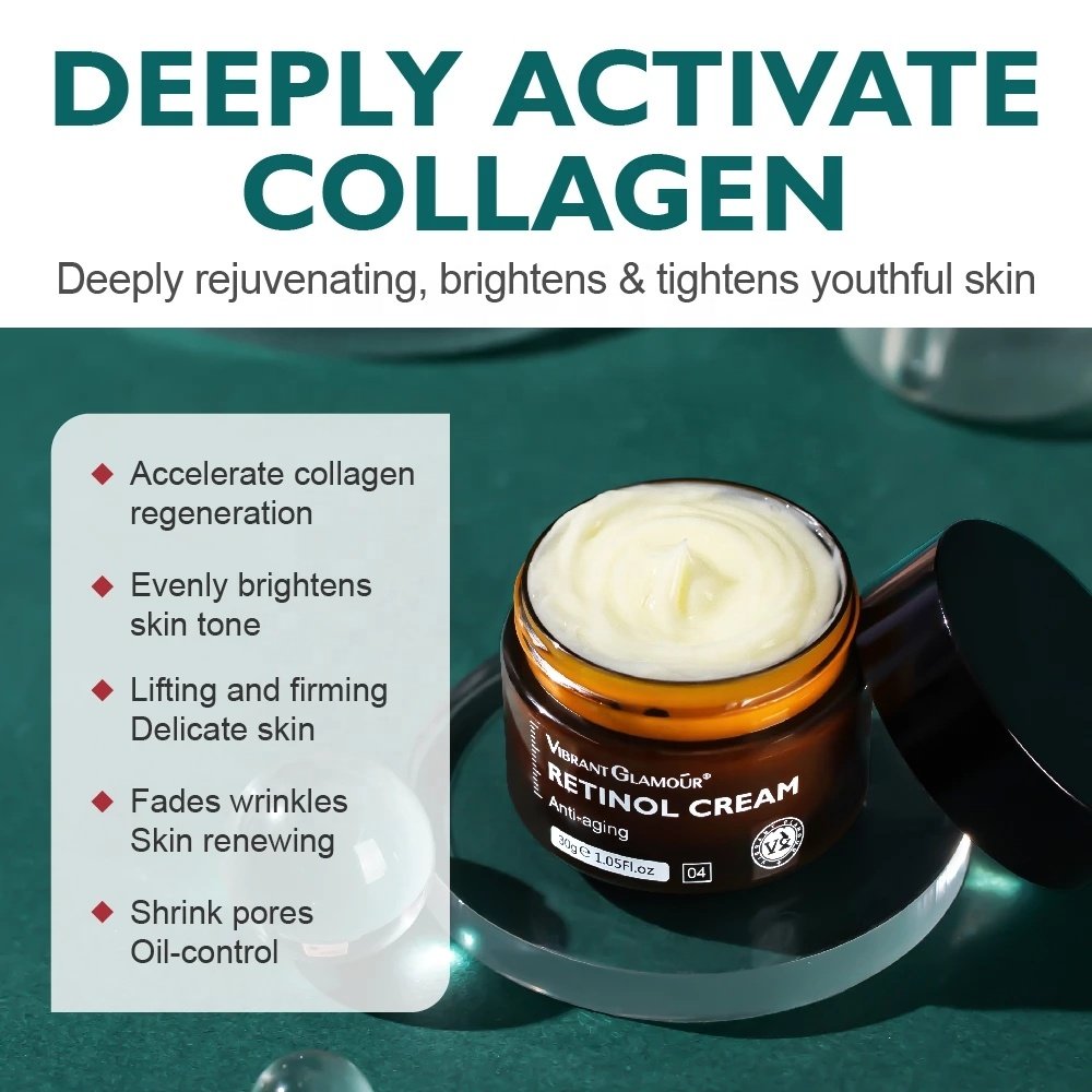 VIBRANT GLAMOUR Firming Lifting Anti-Aging Brightening Retinol Face Cream