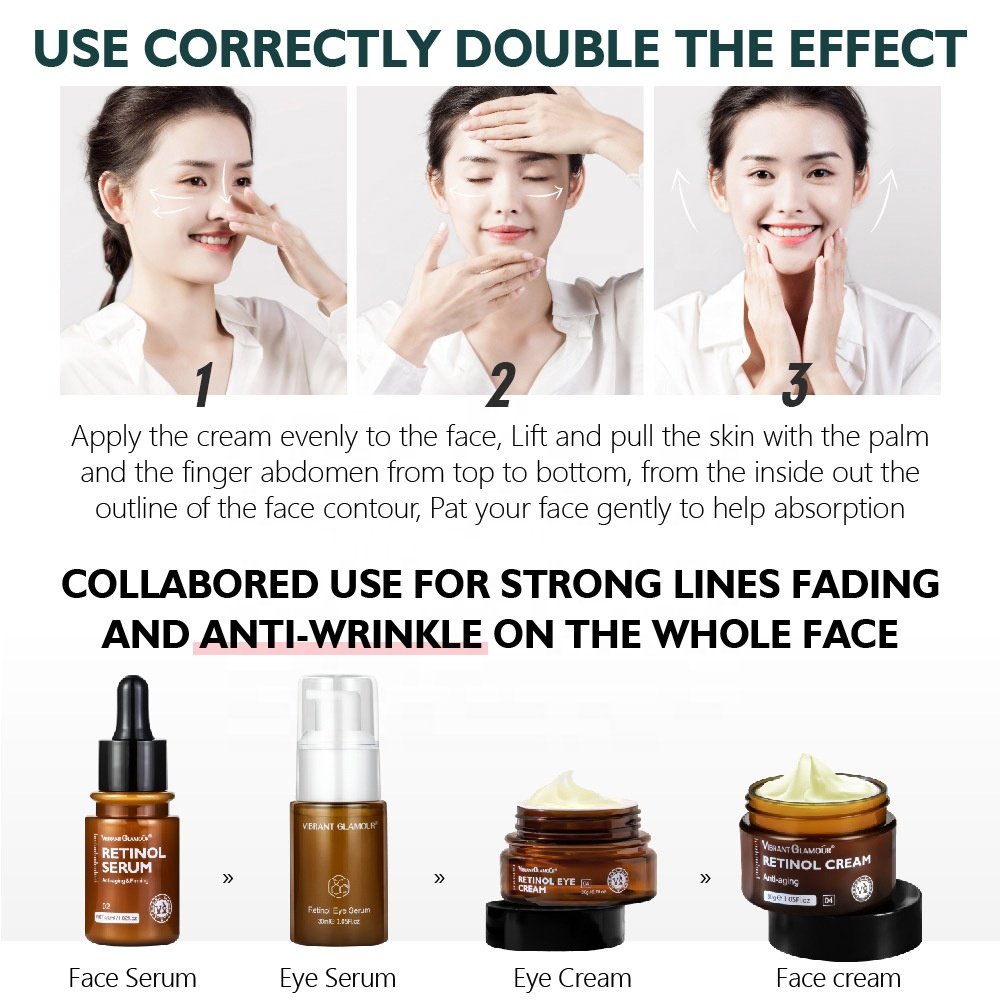 VIBRANT GLAMOUR Firming Lifting Anti-Aging Brightening Retinol Face Cream