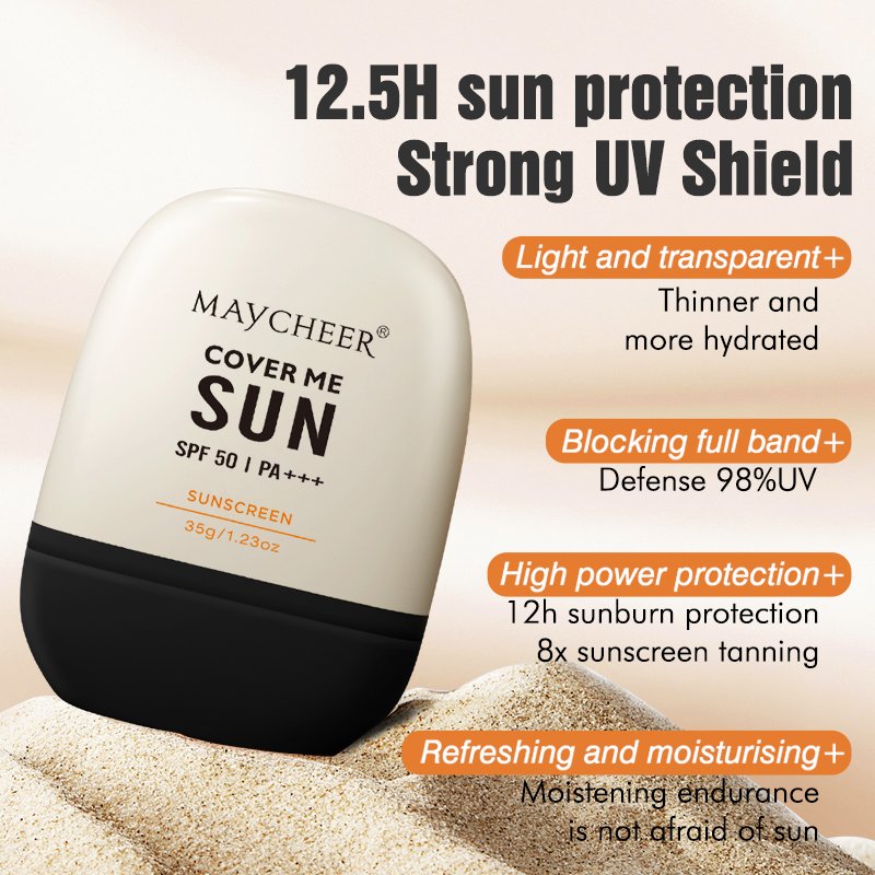 MAYCHEER Wholesale Sunblock Sun Protection Screen Moisturizer SPF 50/ PA+++ Sunscreen Cream 35g