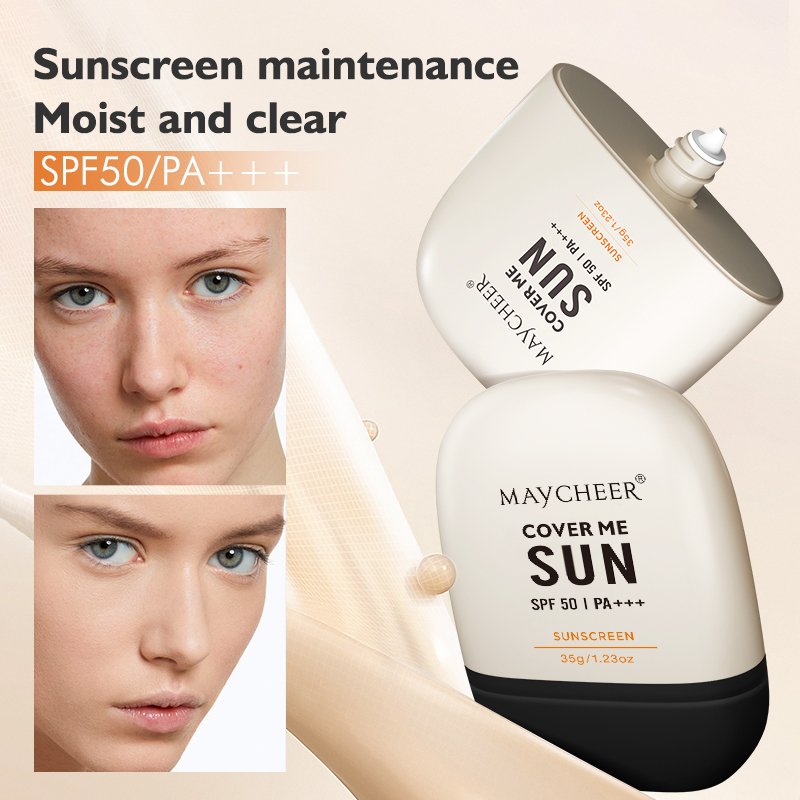 MAYCHEER Wholesale Sunblock Sun Protection Screen Moisturizer SPF 50/ PA+++ Sunscreen Cream 35g