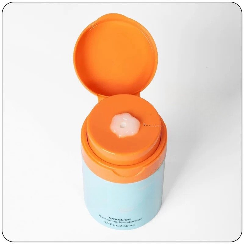 Bubbe Skincare Level Up Balancing Face Moisturizer Hydrating Gel Skin Care Light Protection Cream 50ml