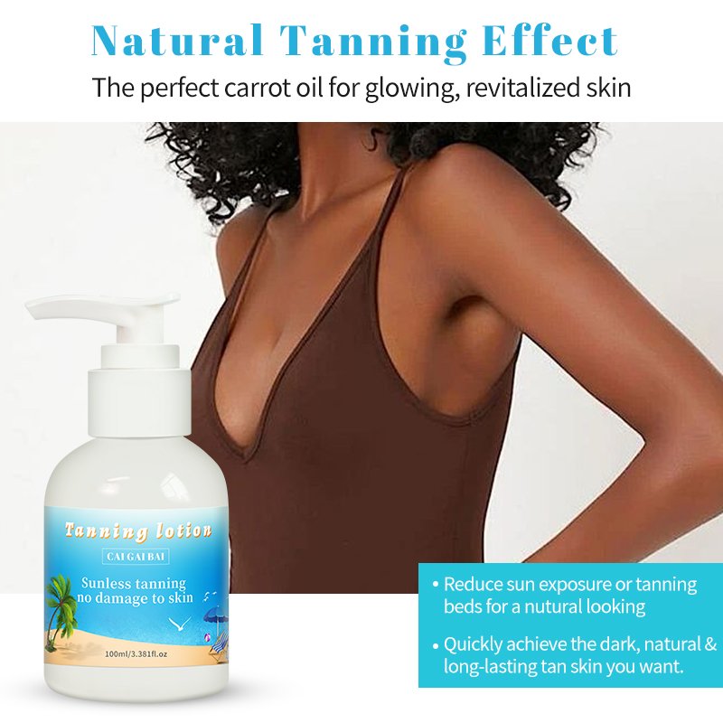 Private Label Sunless Self Tan Gradual Facial Lotion Natural Face Bronzer Tanning Lotion OEM/ODM Gradual Tan Face Cream