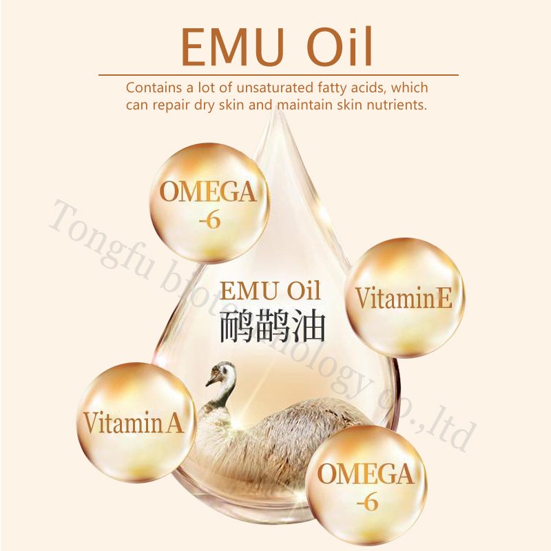 Factory Supply Top Quality Natural Face Body Cream Skincare Ostrich Oil/Emu Oil with Good Quality