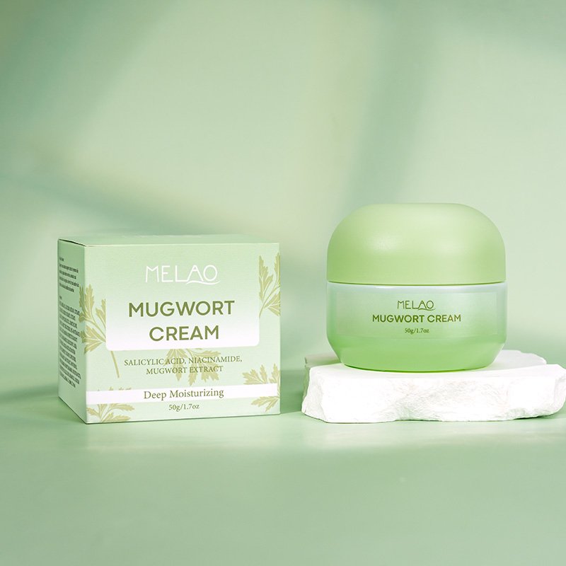 Custom Logo Skin Care Mugwort Calming Sensitive Skin Redness Relief Anti Aging Wrinkle Brightening Moisturizing Face Cream