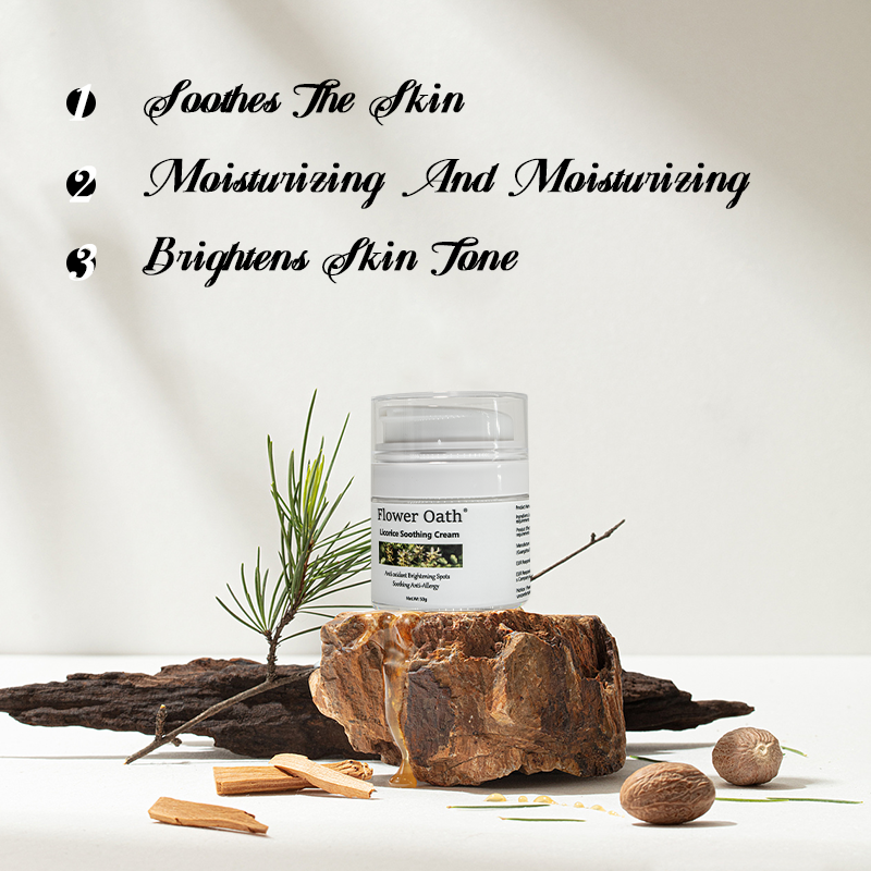 Wholesales Custom Dark Spot Removal Herbal Licorice Root Whitening Cream Lightening Whitening Freckle Face Cream