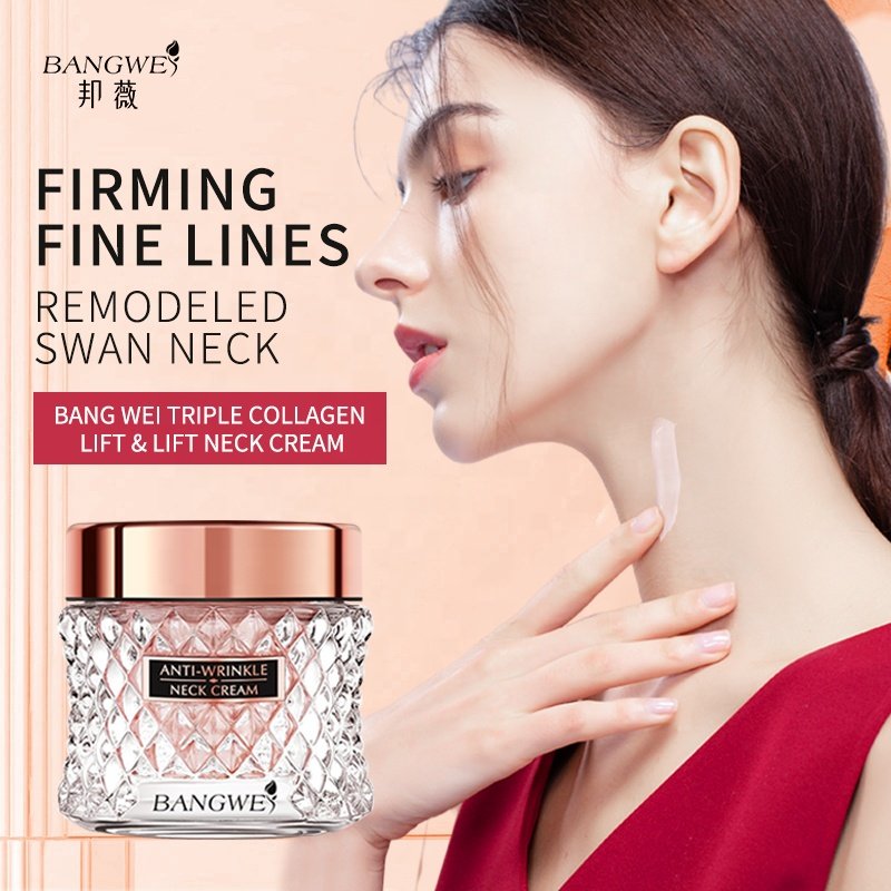 OEM BANGWEI Retinol Cream Anti Aging Remove Wrinkles Facial Cream Hyaluronic Acid Lifting Neck Night Day Firming Neck Cream