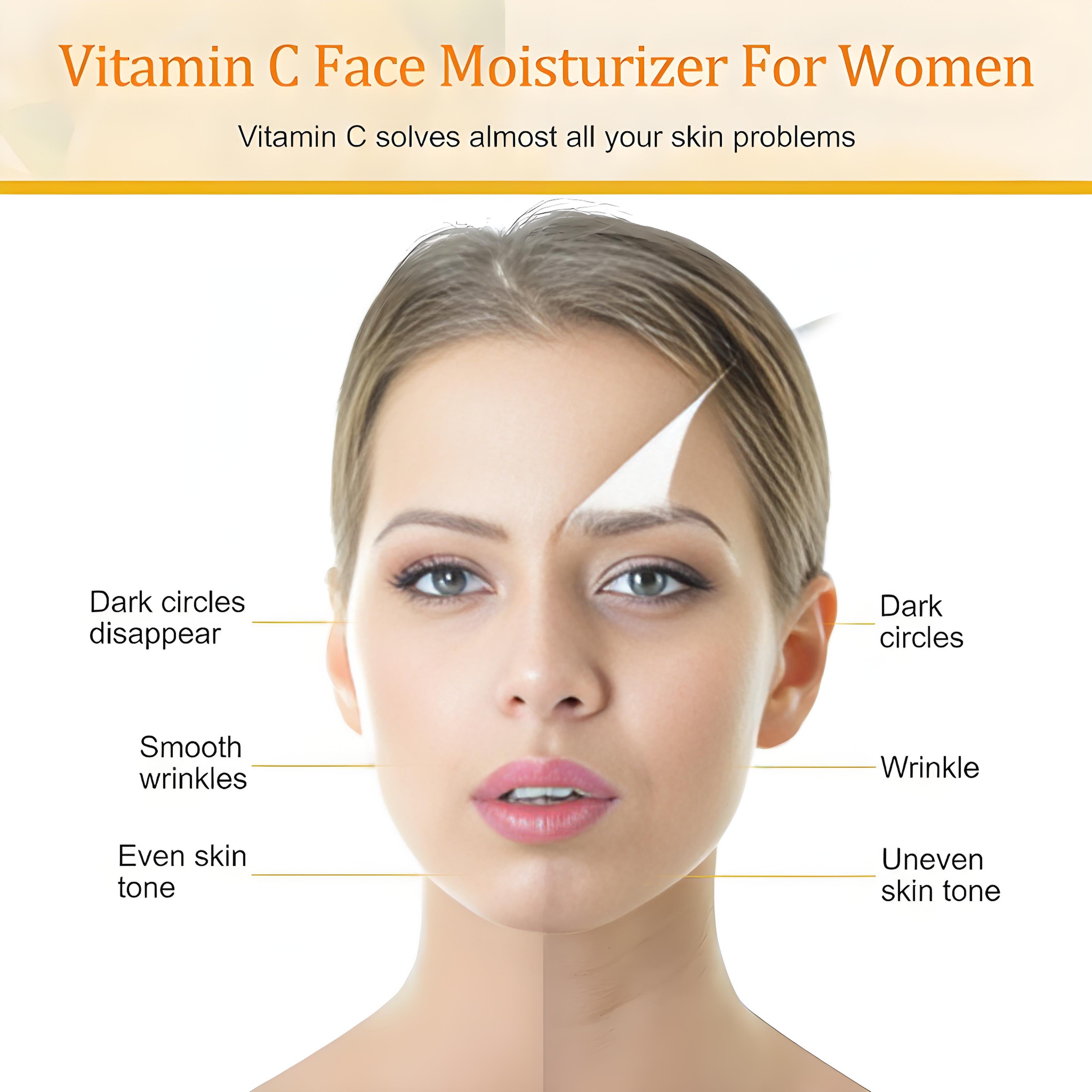 OEM customized 50ml/bottle Firming Moisturizing and brightening vitamin VC face cream for women facial care