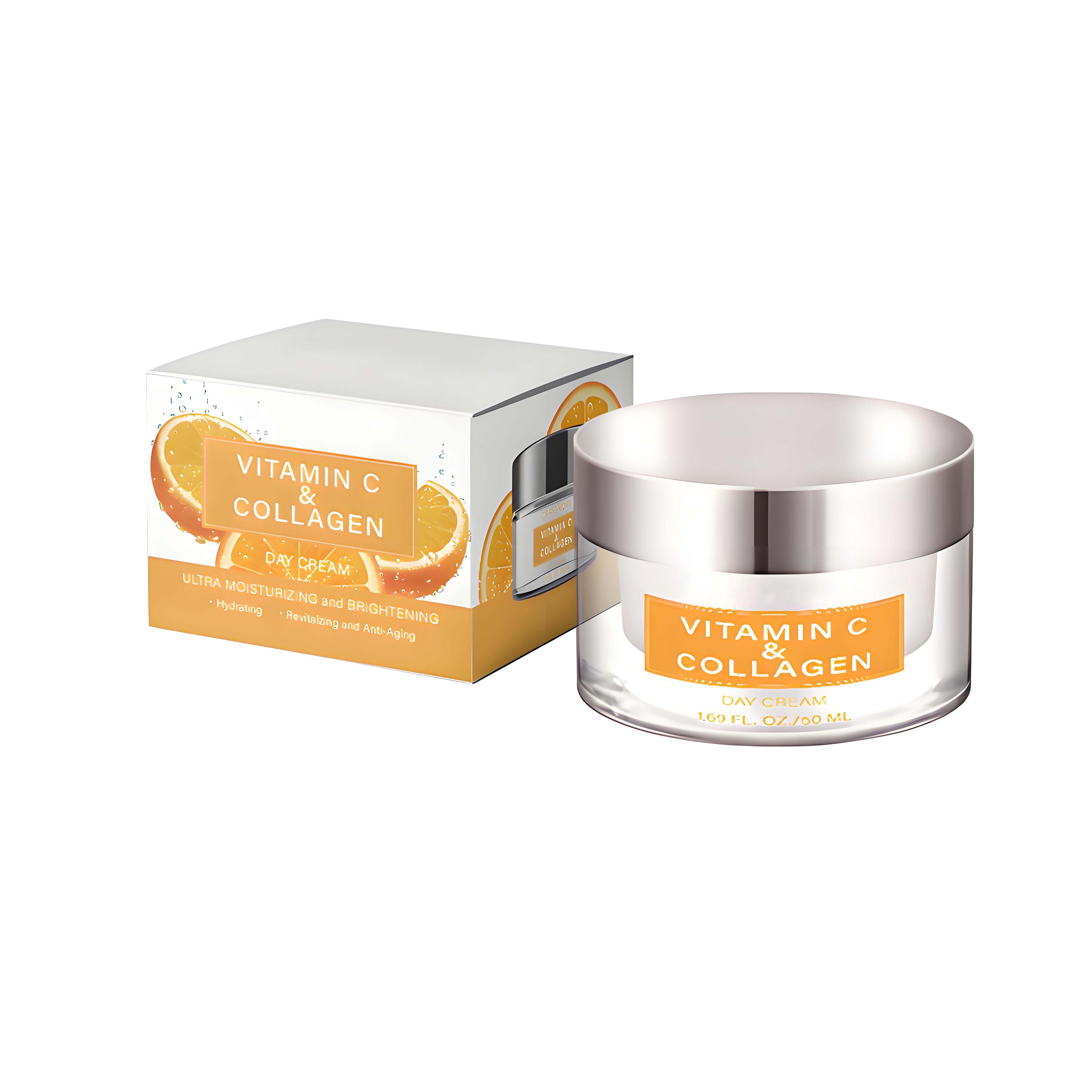 OEM customized 50ml/bottle Firming Moisturizing and brightening vitamin VC face cream for women facial care