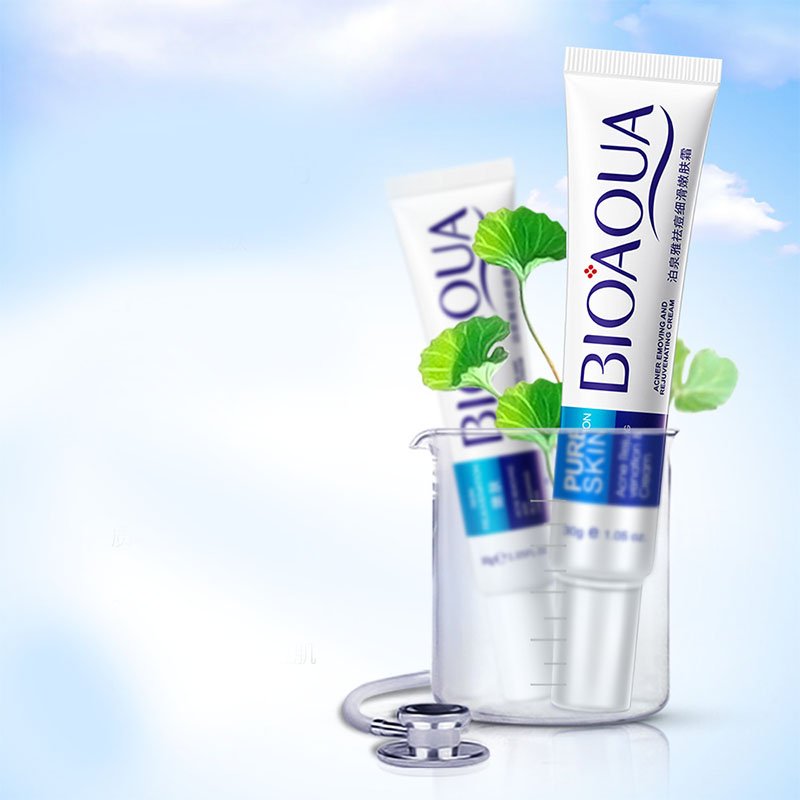 Bioaqua Pure Removal Acne Day Creams Face Cream Anti Aging Whitening Brighten Smooth Skin Care Ointment