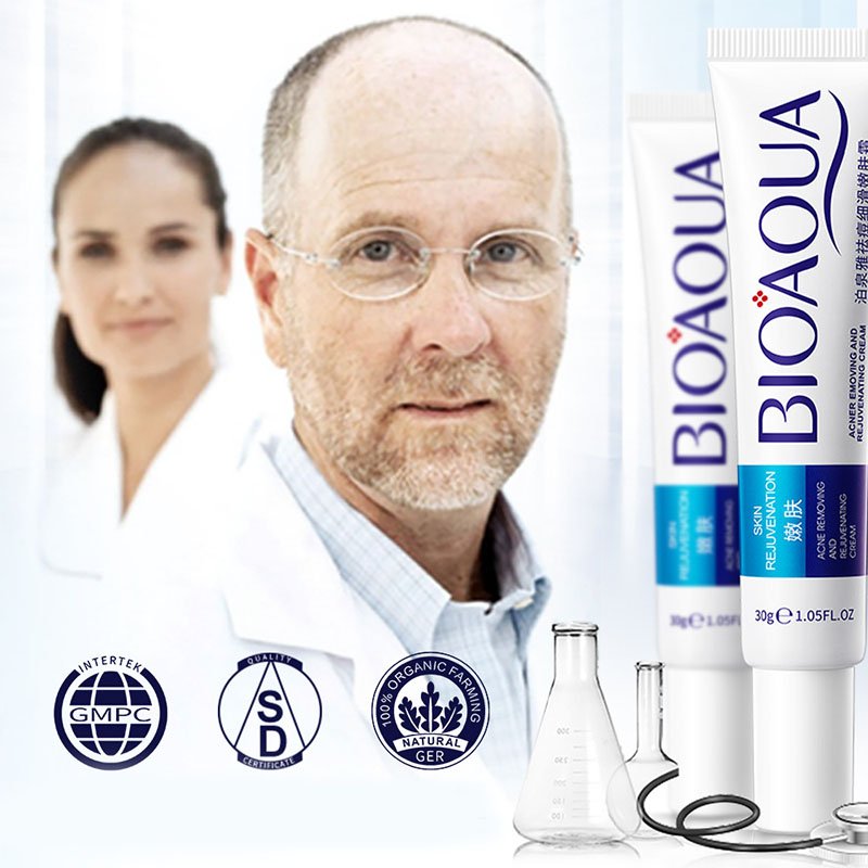 Bioaqua Pure Removal Acne Day Creams Face Cream Anti Aging Whitening Brighten Smooth Skin Care Ointment