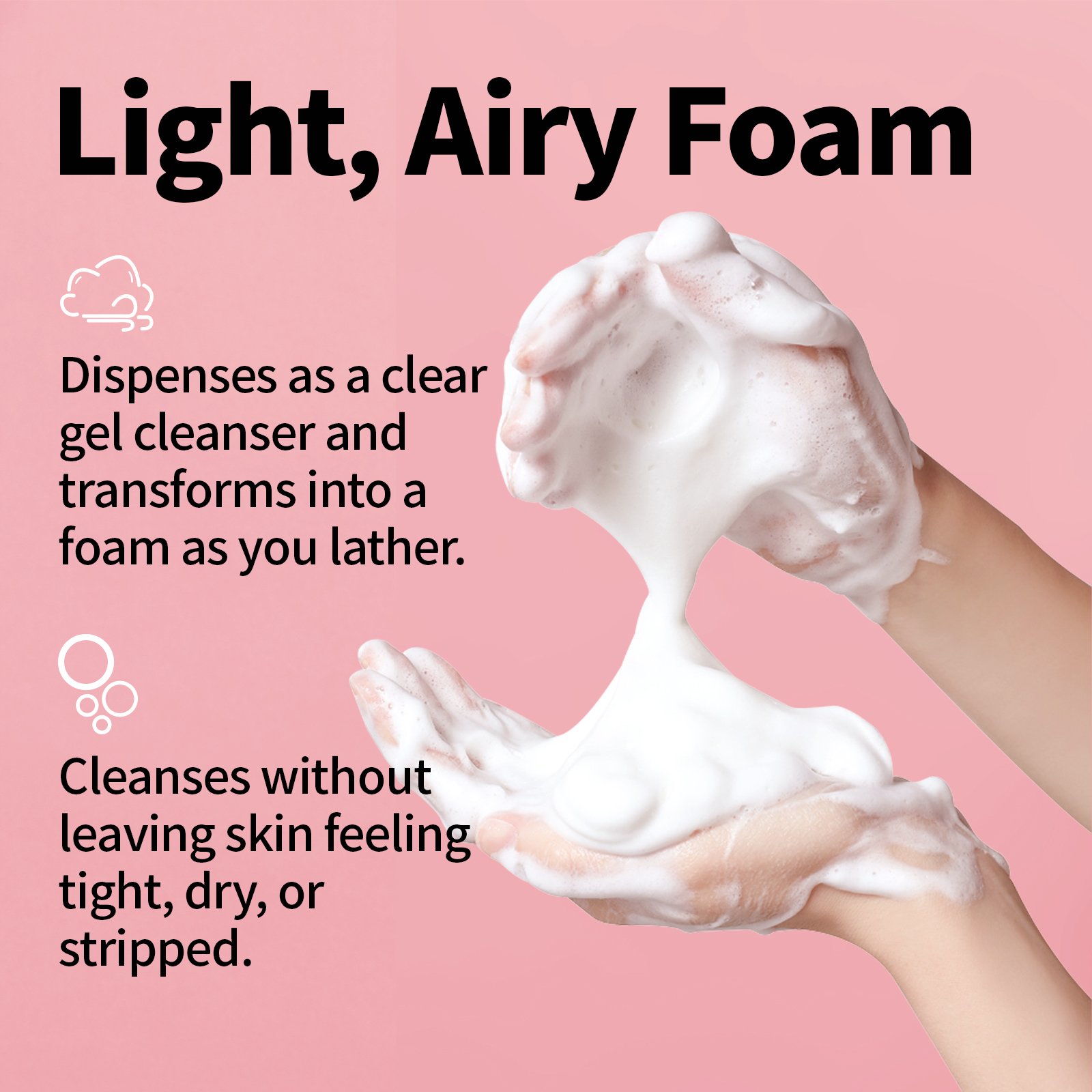 Woman Man Vegan Hydrating Whitening Cleansing Milk Foam Private Label Organic Skin Care Face Wash Facial Cleanser