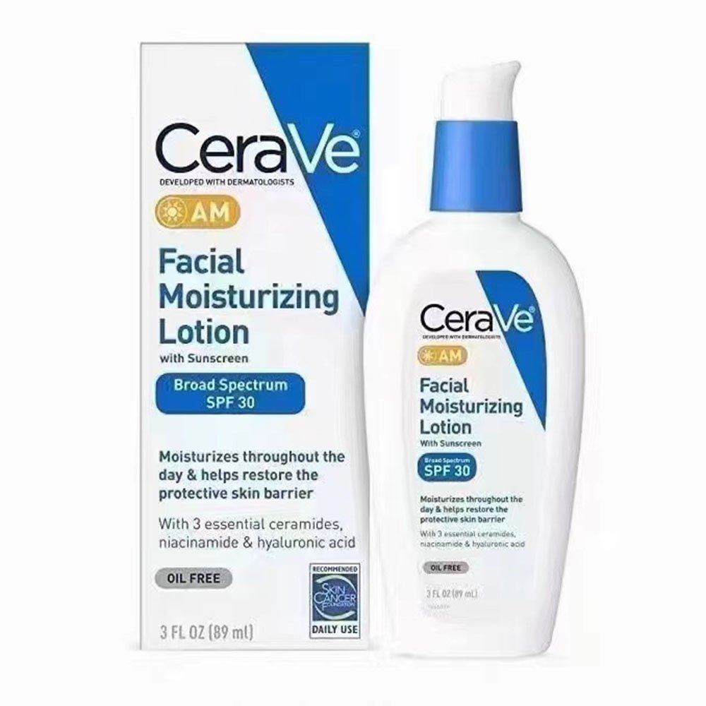 Hot Selling 89ml CERA AM Facial Moisturizing Lotion with SPF30 Sunscreen Face Cream & Lotion
