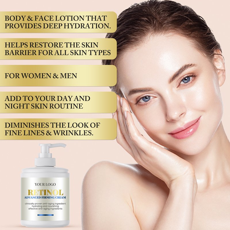 SEDEX AUDIT Private Label Firming Anti Wrinkle Turmeric Whitening Face Cream For Glowing Skin
