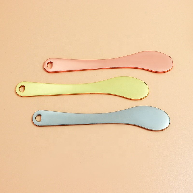 DIY Facial Mask Spatula long metal Face Cream Cosmetic Spoon Spatula