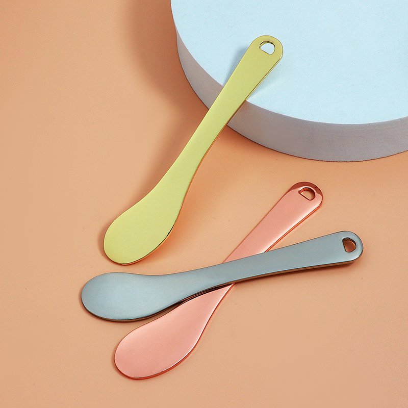 DIY Facial Mask Spatula long metal Face Cream Cosmetic Spoon Spatula