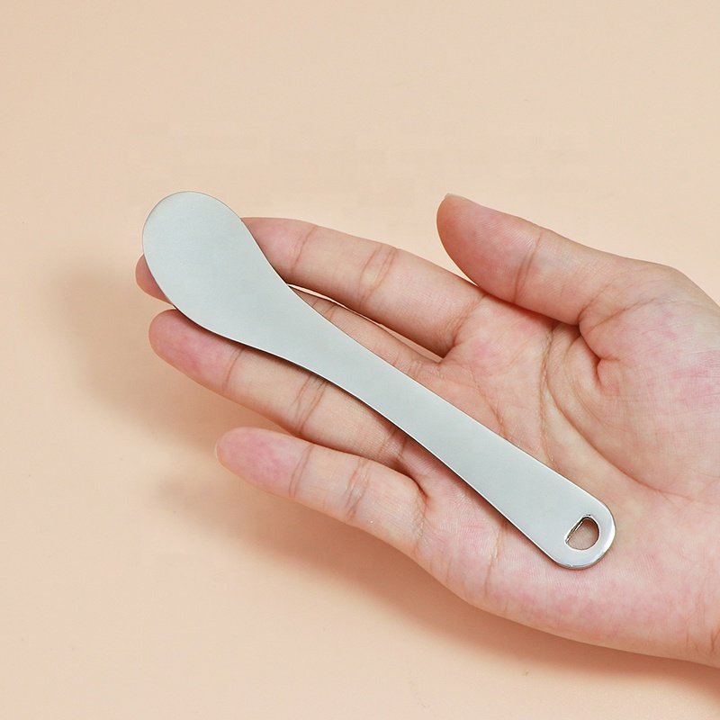 DIY Facial Mask Spatula long metal Face Cream Cosmetic Spoon Spatula