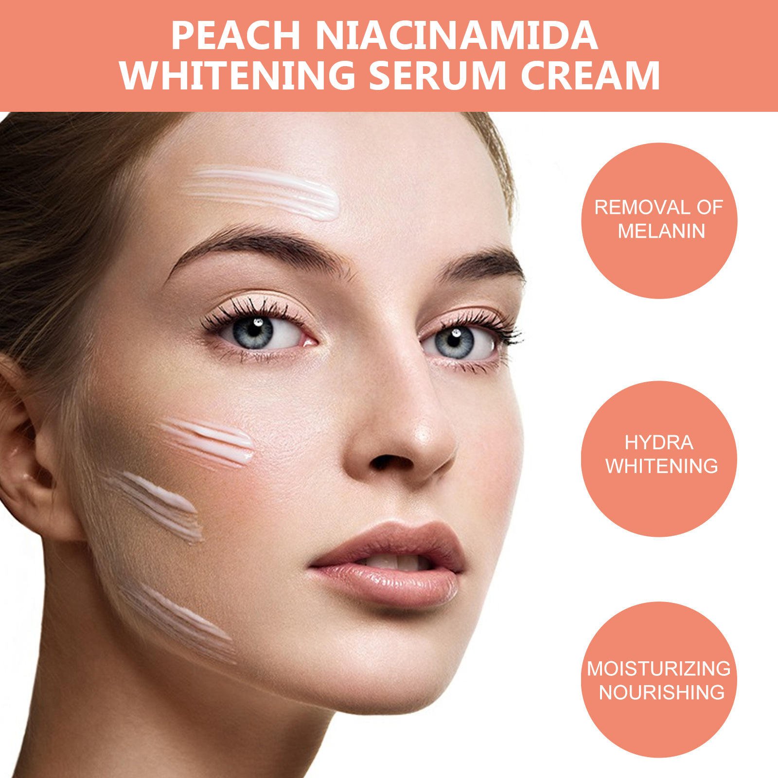 Wholesale Niacinamide Lightening Moisturizing Skin Care Whitening Face Cream and Lotion Day Adults Facial Moisturizer Female