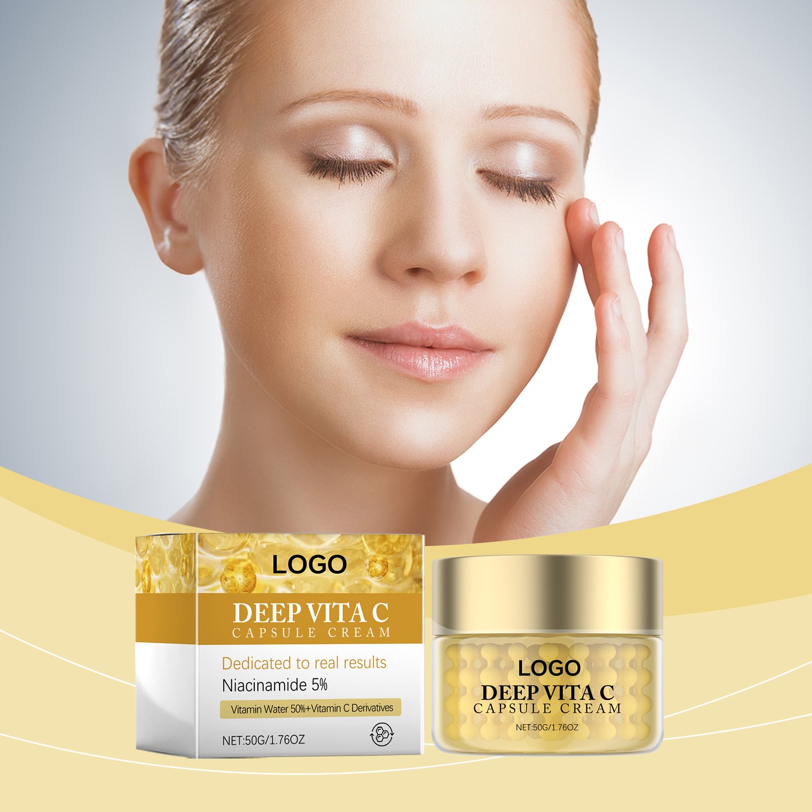 Oem Anti-wrinkle Tightening Antiaging Collagen vitamin c whitening Cream Wrinkle Remover Moisturizer Face Cream For Face