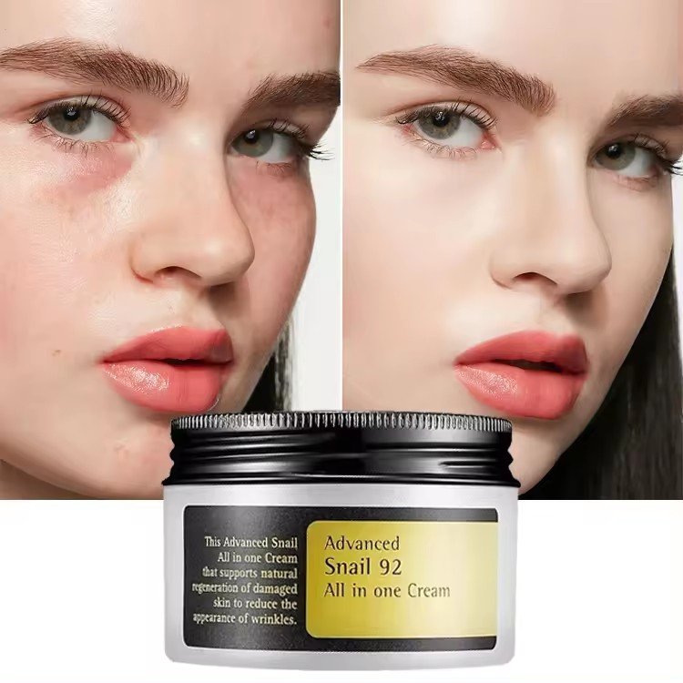 OEM Private Label Senior Korea Snail Mucin Collagen Skin Care Facial Cream Moisturizing Whitening 92% Cream