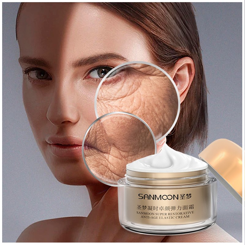 French Lavender Essence And Centella Asiatica Oil-Free Collagen Anti-Aging Night Beauty Face Cream With Hyaluronic Acid
