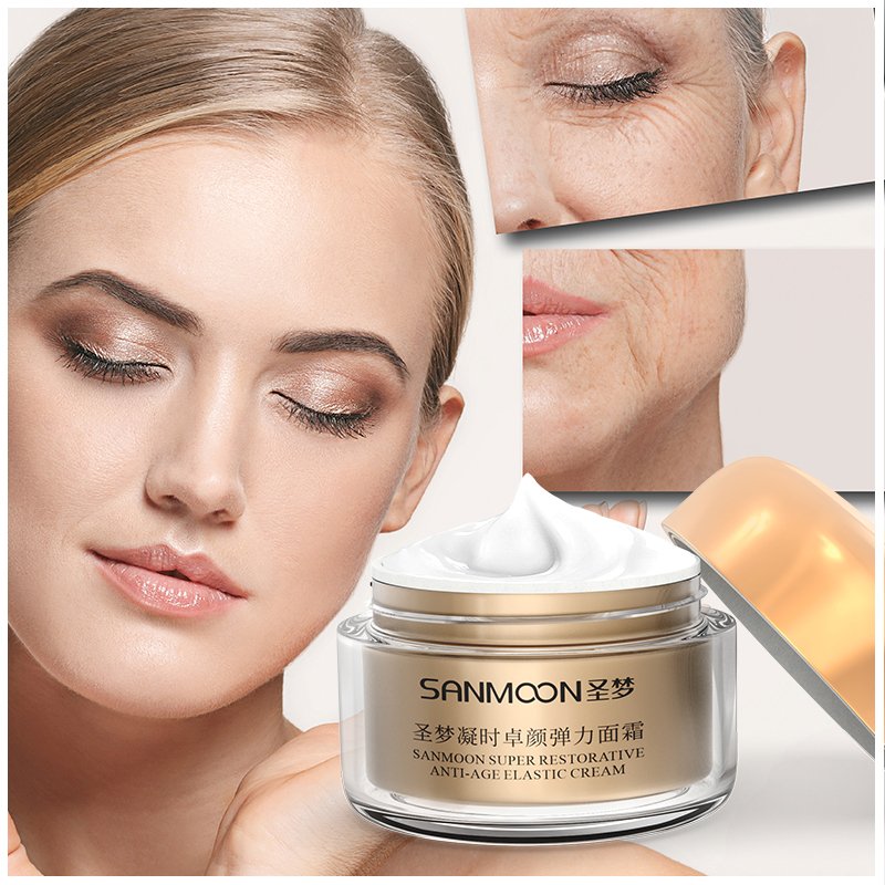 French Lavender Essence And Centella Asiatica Oil-Free Collagen Anti-Aging Night Beauty Face Cream With Hyaluronic Acid