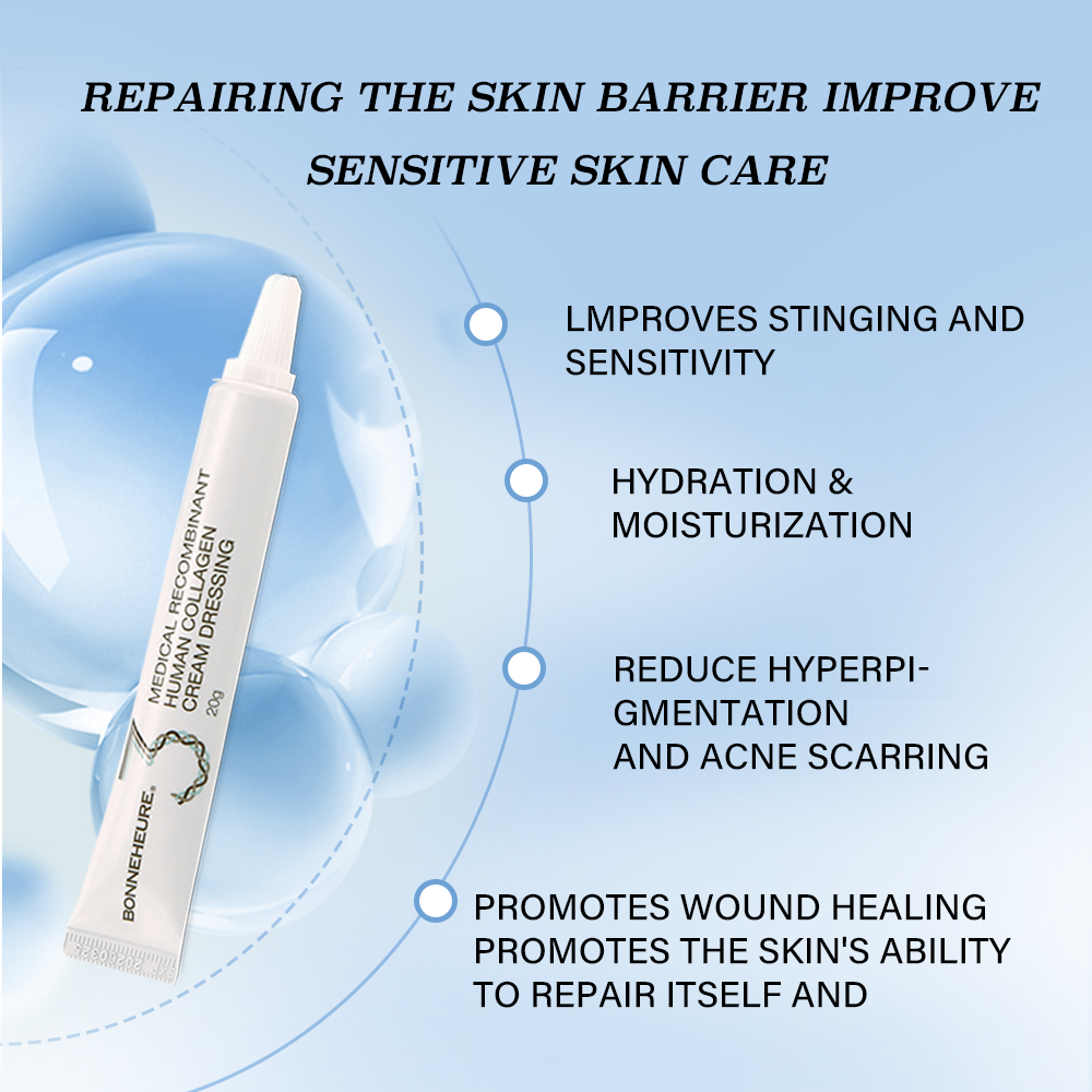 Nourishing Moisturizer Cream Alleviate Dryness and Itching Relieving Pain Medical Bio Recombinant Type III Collagen Face Cream