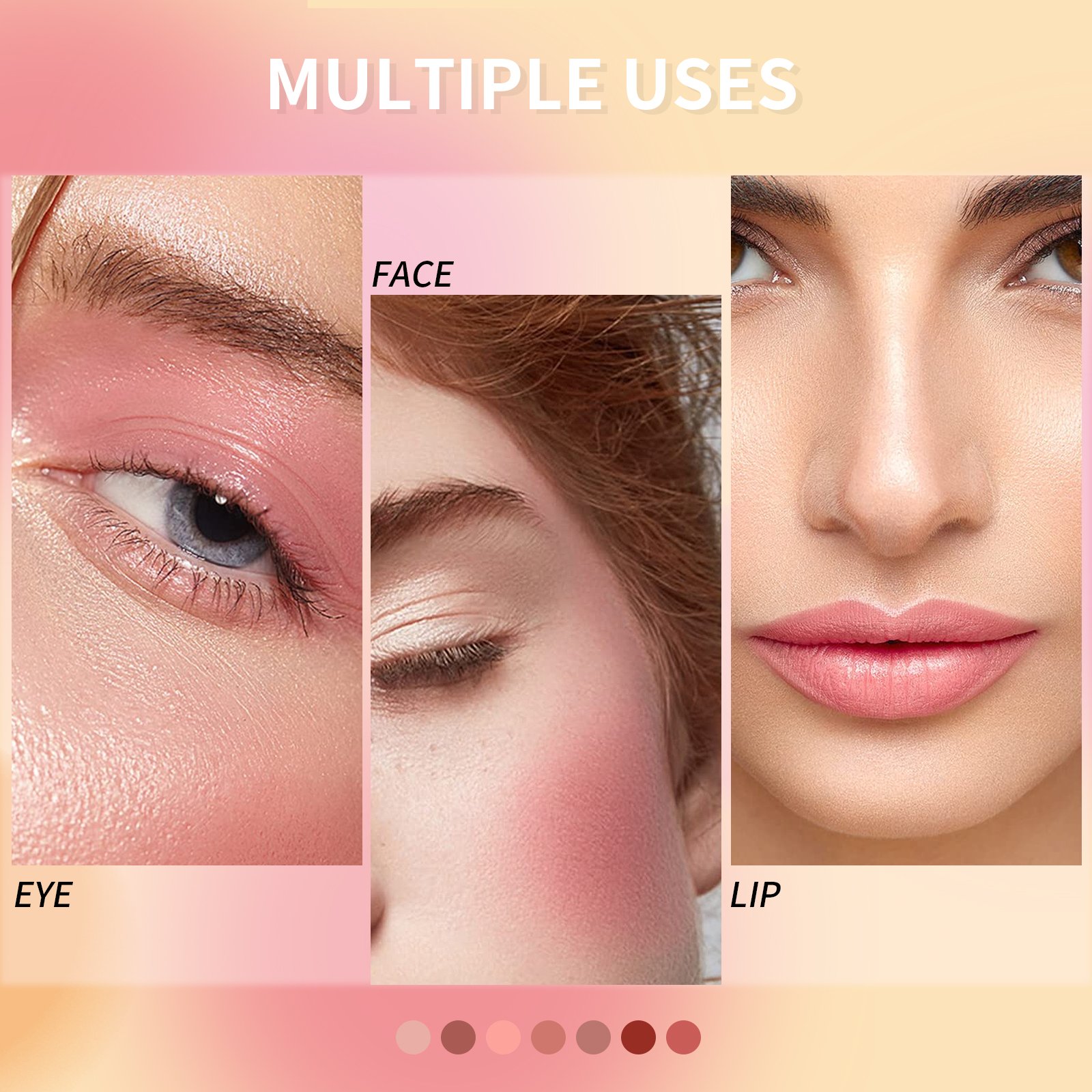 Private Label Pigmented Vegan Face Cream Maquillaje Custom Cosmetics Single Pink Cheek Makeup Liquid Blush