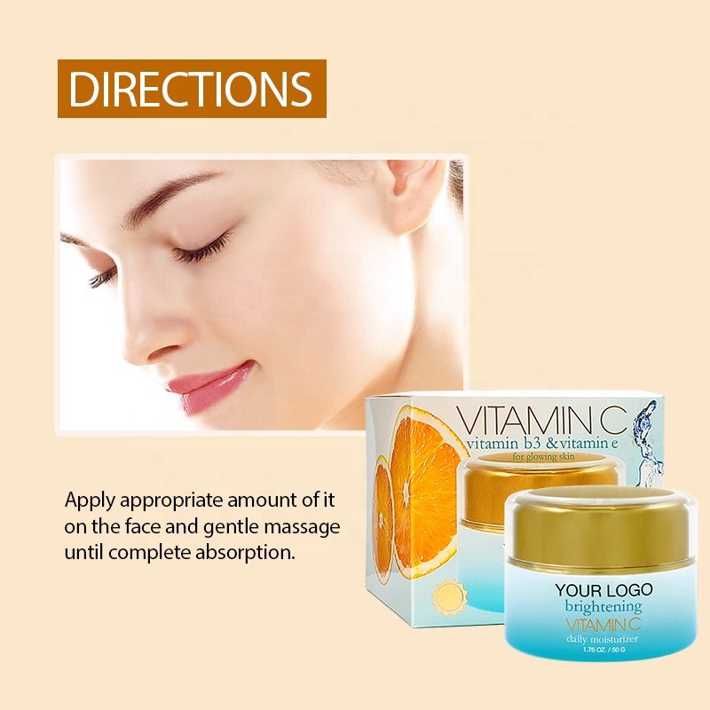 Private Label Anti Acne Dark Spot Vitamin C Brightening Face Cream