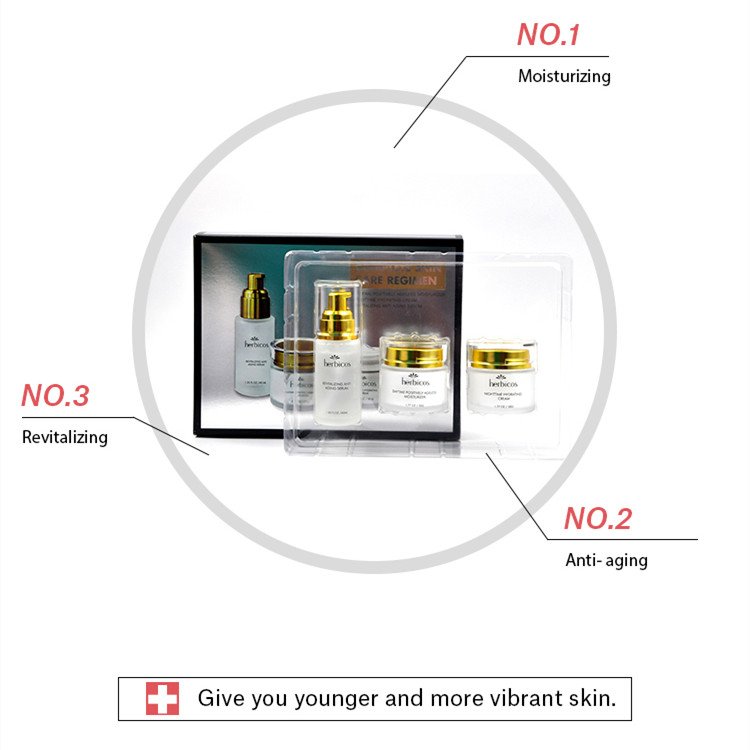 Best selling skin care set moisturizing face cream and serum set