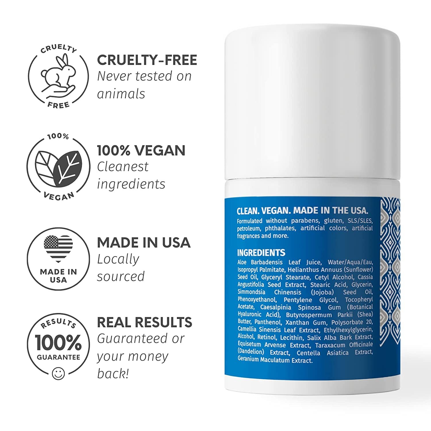 Organic Ingredients Instant Whitening & Anti-Wrinkle Cream Arabic Skin Whitening Treatment with Freckle Removal