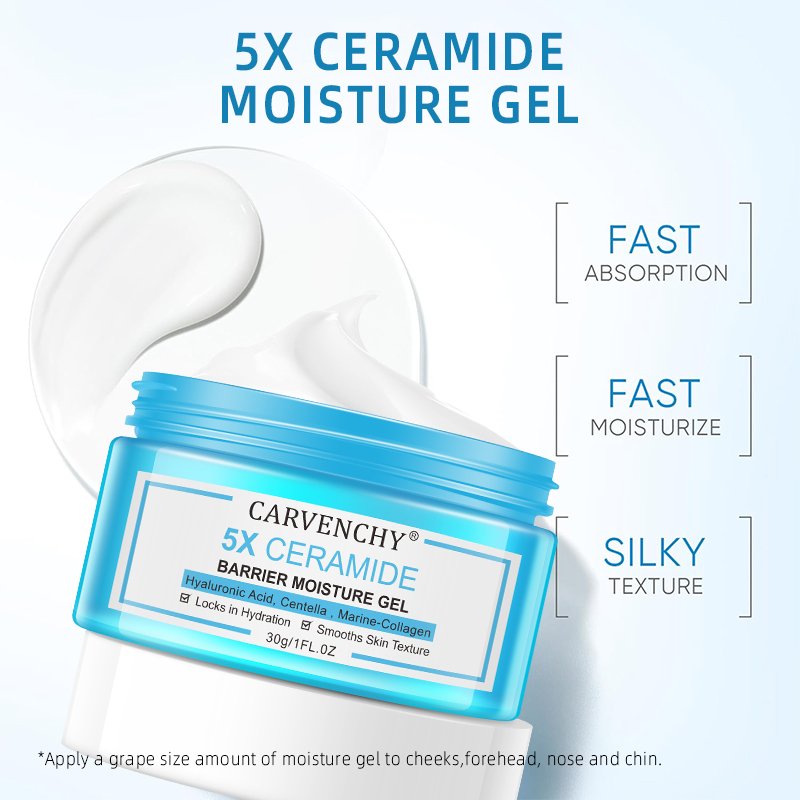 Korea skincare products 5X Ceramide Barrier moisture Cream Locks in Hydration Smooths Skin Texture Face Cream for beauty 30ml