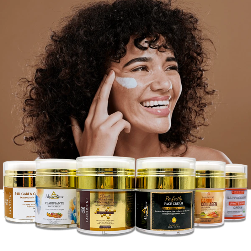 Private Label LANORIENT Korea Skin Care Products Natural Organic Vitamin C Skin Whitening Moisturizing Face Cream & Lotion