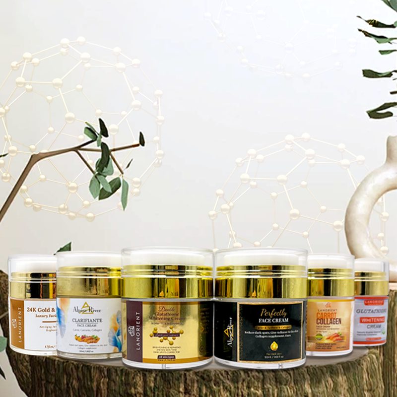 Private Label LANORIENT Korea Skin Care Products Natural Organic Vitamin C Skin Whitening Moisturizing Face Cream & Lotion