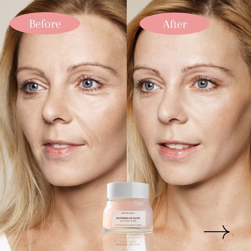 Top Sale OEM Watermelon Face Sleeping Mask Relaxing Calming Face Cream For Private Label