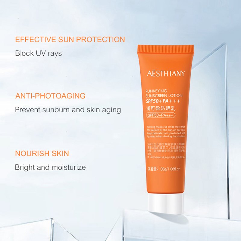 Spf 50+pa+++ Sunblock Sunscreen Moisturizer Whitening Organic Sunscreen Face Cream Spf 50