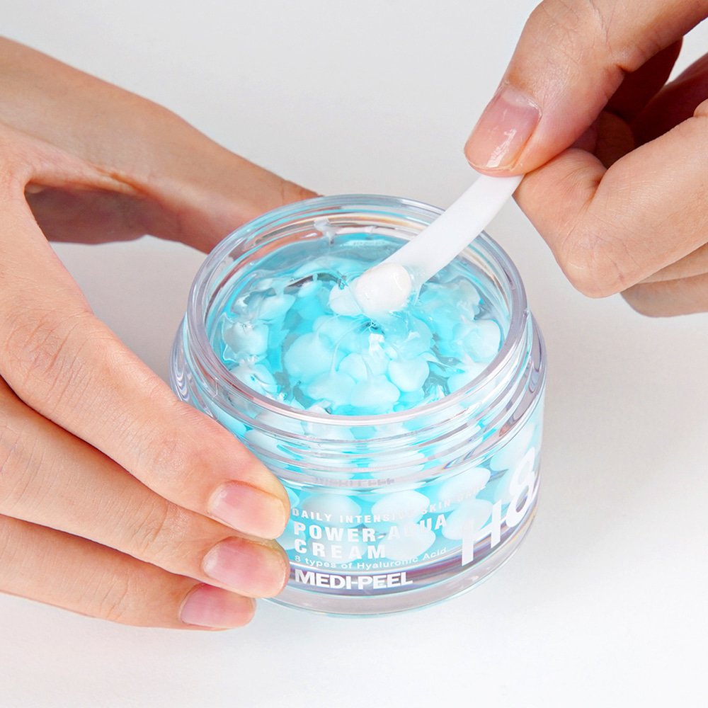 Korean MEDI-PEEL Skin Care Face Cream Wholesale Daily Intense Skin Care Power Aqua Cream 8 Hyaluronic acid 50g