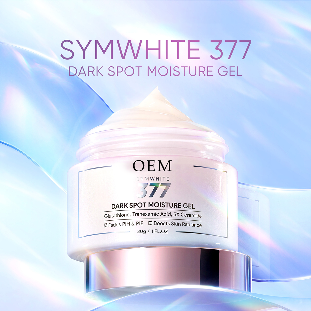 SKINCARE Moisturizer gel Niacinamide Brightening 5X Repair Skin Barrier 377 Dark spot face cream