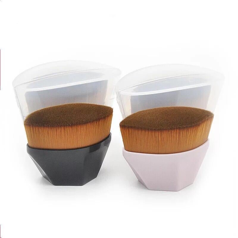 Soft Flat BB Cream kabuki Brush Blending Single Makeup Brush Foundation Makeup Brush with Case