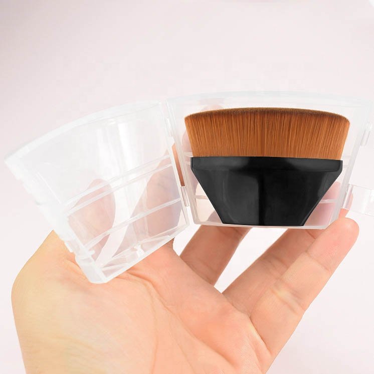 Flat Top Kabuki Face Foundation Makeup Brush for Blending Liquid Cream or Powder Cosmetics