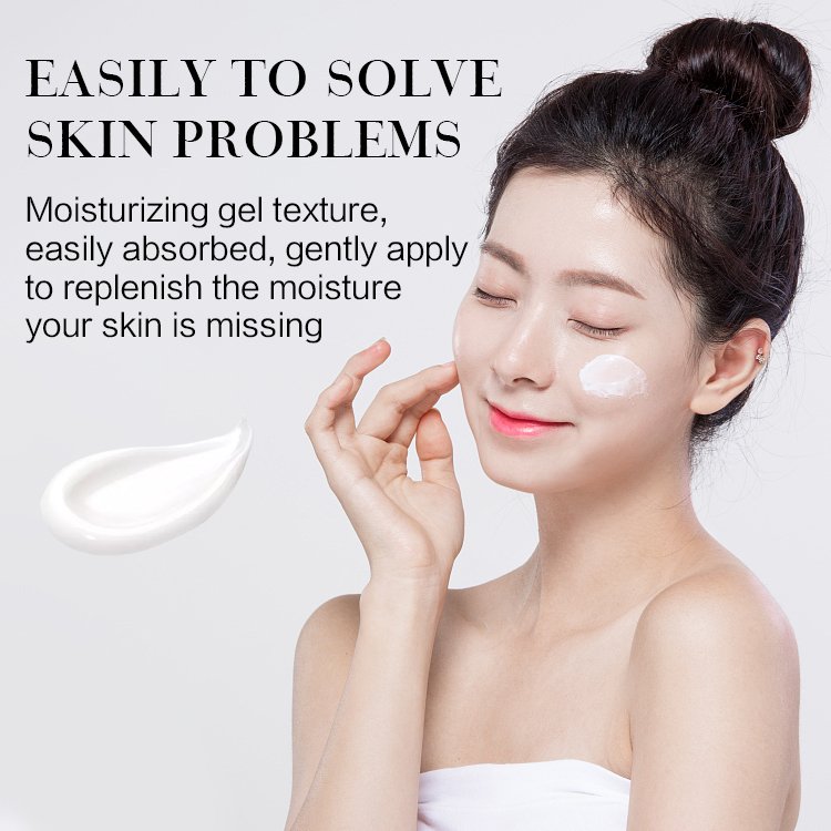 Private Label Beauty Face Cream Lotion Freshness And Moisturizing Jar Packaging Custom Logo