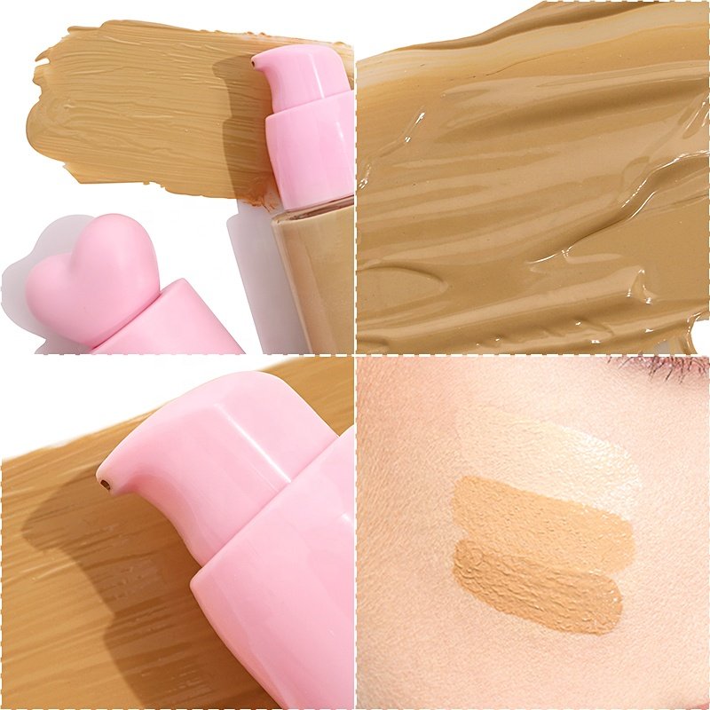 For All Skin Tone Color Foundation Face Makeup Private Label SPF Concealer Matte Liquid Waterproof Liquid Foundation