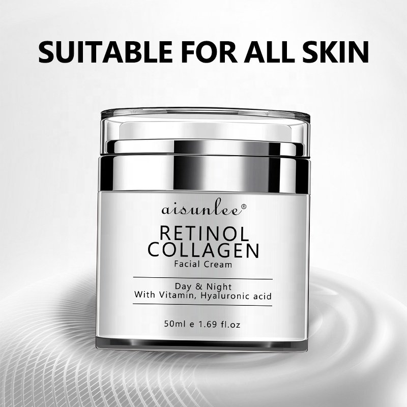 Retinol Collagen Facial Cream New For Glowing Skin Retinol Hyaluronic Acid Face Cream