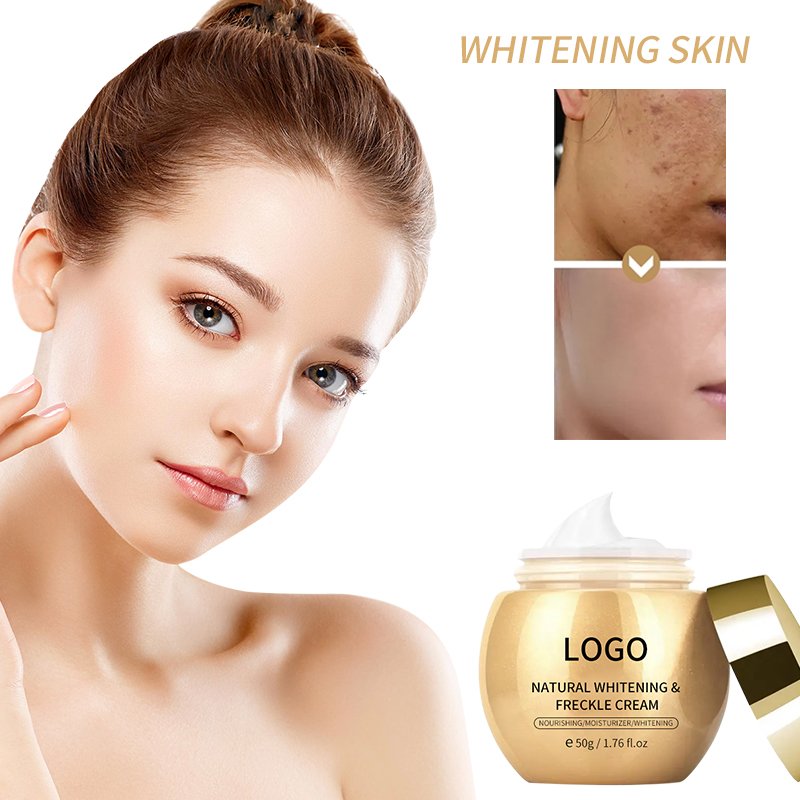 Private Label Golden Pearl Beauty Cream Day And Night Skin Whitening Freckle Remove Sensitive Areas Face Cream