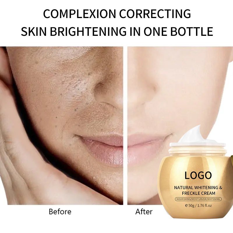 Private Label Golden Pearl Beauty Cream Day And Night Skin Whitening Freckle Remove Sensitive Areas Face Cream