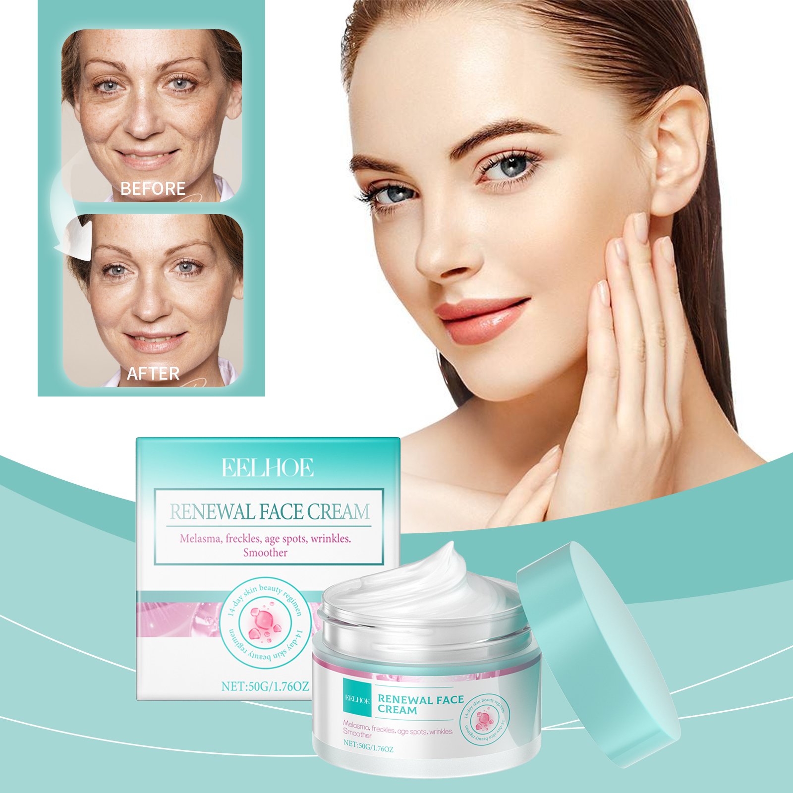 EELHOE Wholesale Face Cream Firming Best Face Cream Organic Unisex Natural Face Cream