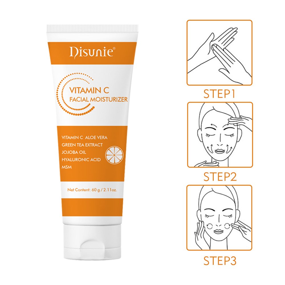 OEM Vitamin C Facial Moisturizer Whitening Cream For Brighten Anti-aging Anti-wrinkle Skin Brightening Moisturizing Face Cream