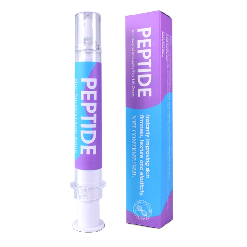Private Label Facial Peptide Anti Aging Wrinkle Vitamin C Remove Dark Spot brighten Whitening Face Cream