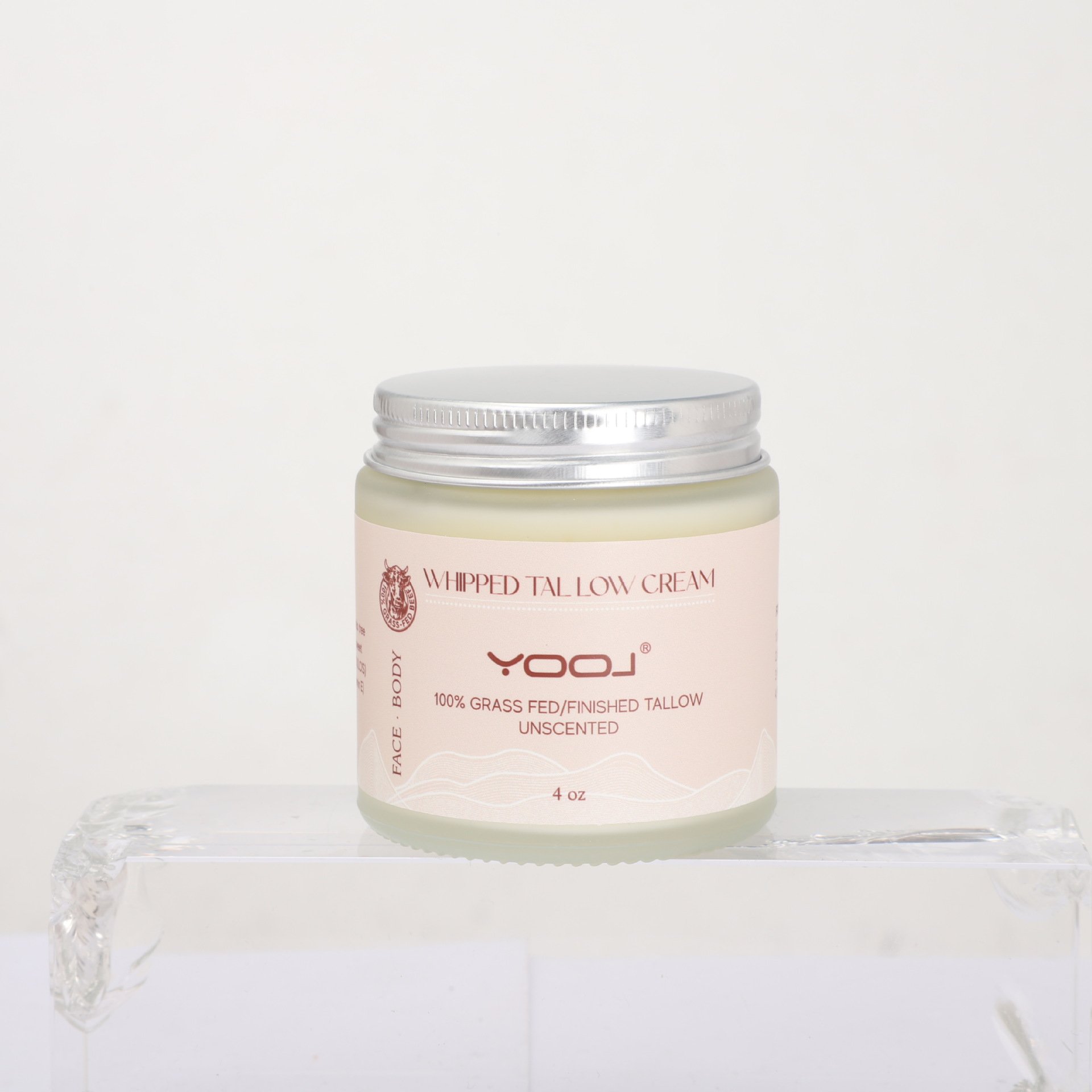 Natural Grass Fed Tallow Cream Face Body Moisturizer Deep Moisturizing Fading Redness Body Butter Skin Care for Skin Dryness