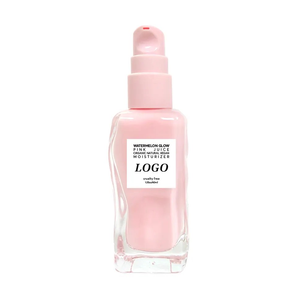 HANLINGER OEM Korean Organic Deep Moisturizing Natural Vegan Watermelon Glow Pink Juice Bleaching Whitening Face Cream